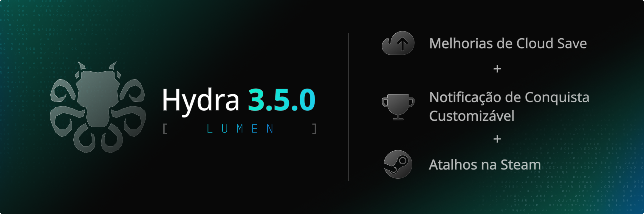 Hydra 3.5.0 Lumen – Novo Sistema de Conquistas + Grandes Melhorias no Linux