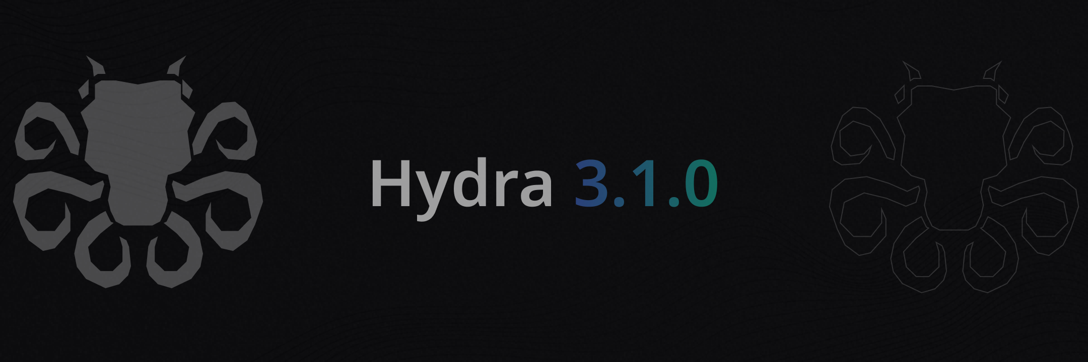 Hydra 3.1.0 lançado!