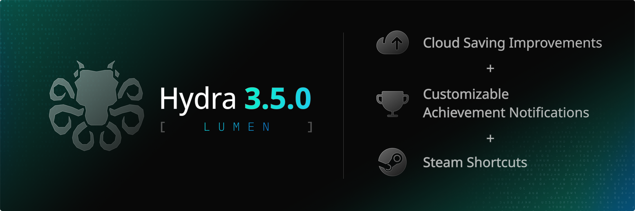 Hydra 3.5.0 Lumen – New Achievement System + Big Linux Upgrades