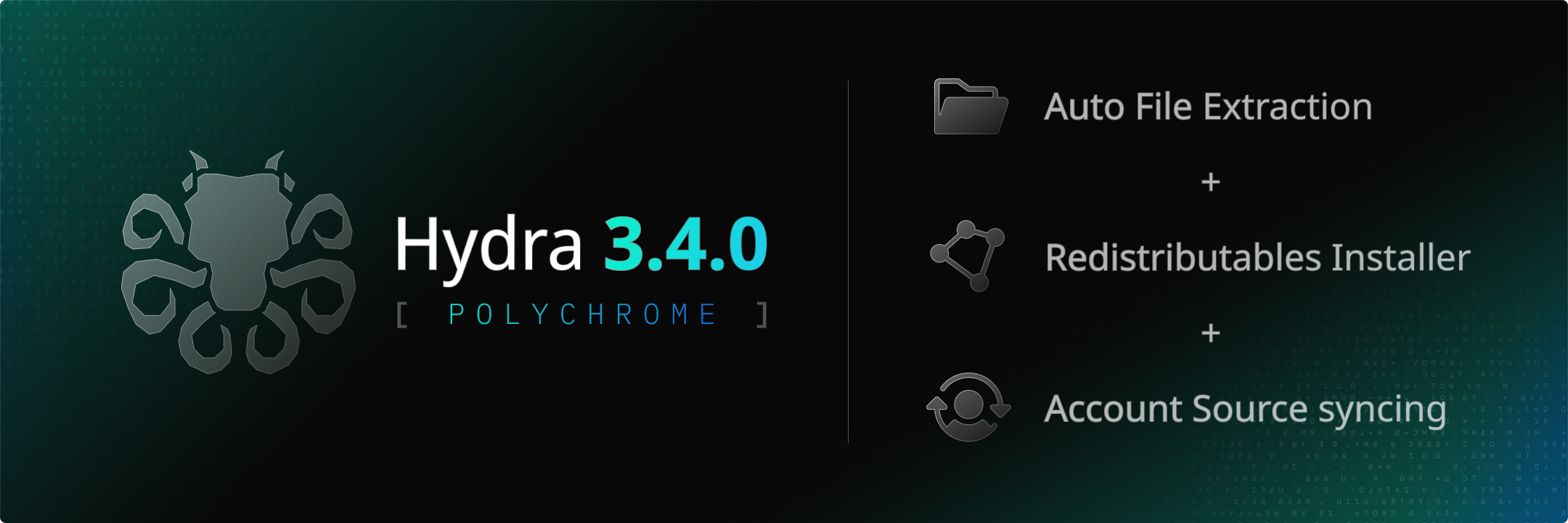 Hydra 3.4.0 is out - Automatic extraction, source syncing and more!